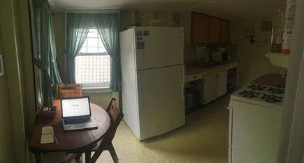 Outer Cape / Wellfleet Cape Cod vacation rental - Fully equipped kitchen with dining table.
