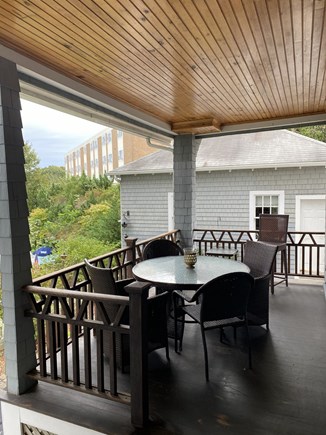 Falmouth, Megansett Cape Cod vacation rental - Outdoor porch off Kitchen - provides views of Megansett Harbor