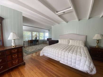 Falmouth, Megansett Cape Cod vacation rental - Second Floor Master Bedroom woth 1/2 bath and study area