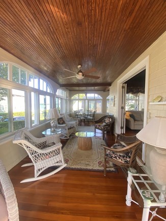 Falmouth, Megansett Cape Cod vacation rental - Screened porch facing Buzzards Bay - amazing sunsets
