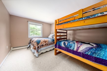 Mashpee Cape Cod vacation rental - Bedroom 3 with full bed and bunkbed