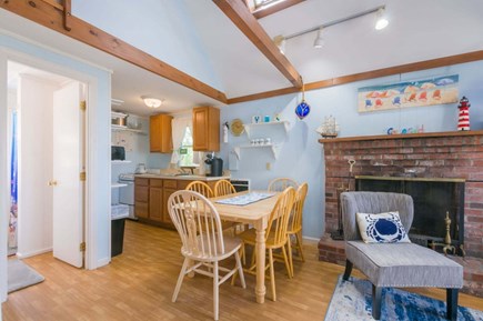 East Sandwich Cape Cod vacation rental - Open concept kitchen and dining area.
