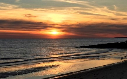 Dennisport Cape Cod vacation rental - .6 mile walk to sunset at the beach.