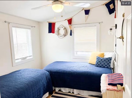 Dennisport Cape Cod vacation rental - Bedroom with twin beds