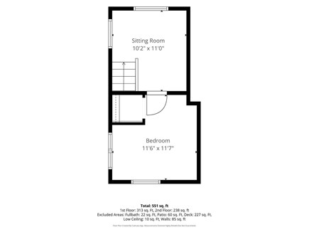 Chatham Cape Cod vacation rental - Second Floor Plan