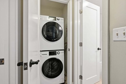 Mashpee Cape Cod vacation rental - Washer and dryer in the hallway