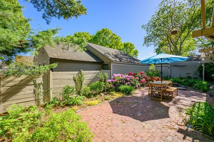 Mashpee Cape Cod vacation rental - Relax on the patio surrounded by beautiful garden views