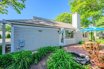 Mashpee Cape Cod vacation rental - Peaceful pond in the garden.