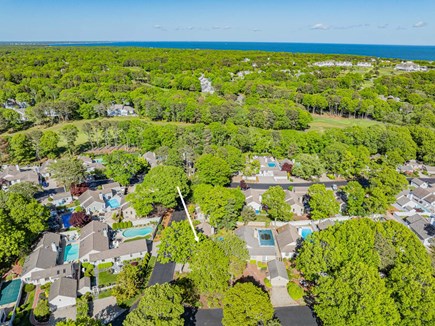 Mashpee Cape Cod vacation rental - Aerial view of the property.