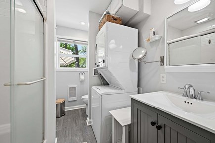 Brewster Cape Cod vacation rental - Washer and dryer conveniently located in the bathroom, providing easy access