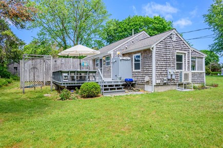 Brewster Cape Cod vacation rental - View of the deck, showcasing a welcoming outdoor space