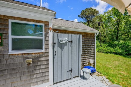 Brewster Cape Cod vacation rental - Door to the outdoor shower