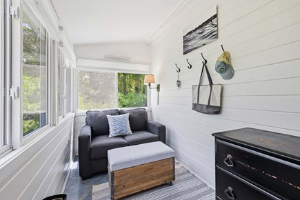 Brewster Cape Cod vacation rental - Seating area by the entrance, offering a welcoming spot to relax