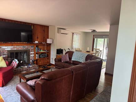 Dennis Port Cape Cod vacation rental - Open floor plan with large sofa