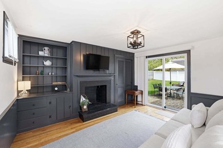 West Harwich Cape Cod vacation rental - Sitting room leads out to patio