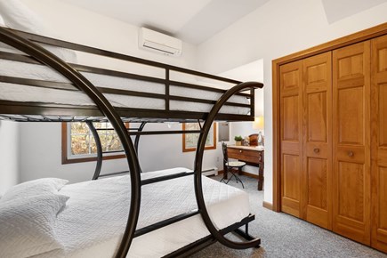 Wellfleet Cape Cod vacation rental - Lower level guestroom with bunk beds (Full size)