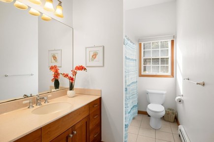Wellfleet Cape Cod vacation rental - Lower level full bath, with tub-shower combo.
