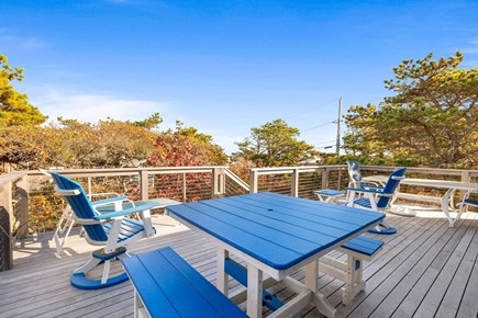 Wellfleet Cape Cod vacation rental - Large deck for outdoor dining or sunbathing