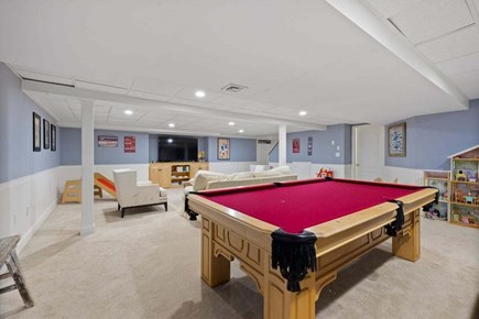 Cotuit Cape Cod vacation rental - Lower Level Game Room