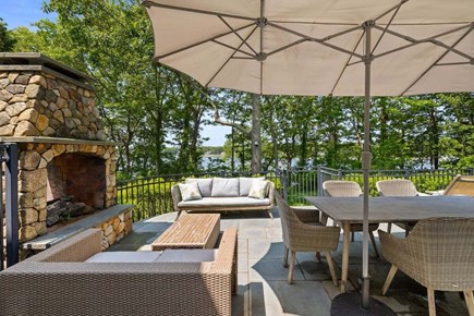Cotuit Cape Cod vacation rental - Gas Fireplace with a view