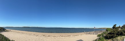 West Yarmouth Cape Cod vacation rental - View of private beach situated on beautiful Lewis Bay