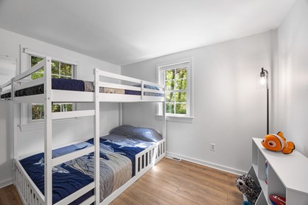 Dennis Cape Cod vacation rental - Full over full bunk room downstairs