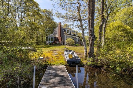 Cataumet Cape Cod vacation rental - Exterior from the dock