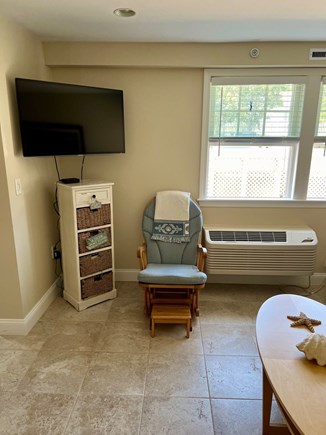 Dennisport Cape Cod vacation rental - Living room area w TV