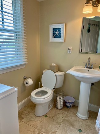 Dennisport Cape Cod vacation rental - Master bath w walk in shower