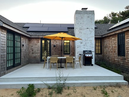 Eastham Cape Cod vacation rental - Cozy back porch with bbq