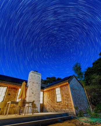 Eastham Cape Cod vacation rental - Star trails from our back yard