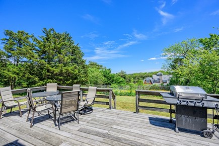 Orleans Cape Cod vacation rental - Deck w/ dinner table + grill