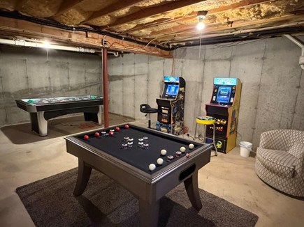 Brewster Cape Cod vacation rental - Basement Games