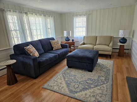 Falmouth, Sea Coast Shores Cape Cod vacation rental - Living room with pull out queen sofa bed