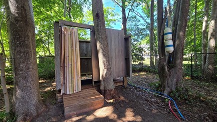 Orleans Cape Cod vacation rental - Shower in the woods!