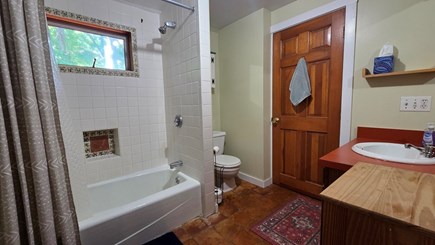 Orleans Cape Cod vacation rental - Upstairs bathroom with access from King bedroom and hallway