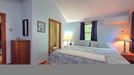 Orleans Cape Cod vacation rental - King bedroom with access to bathroom and twin sleeping area