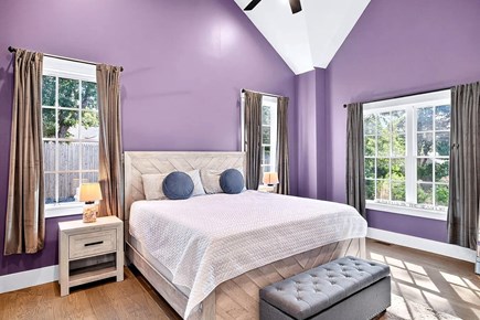 Yarmouth Port Cape Cod vacation rental - Ensuite Master Bedroom - King Bed - 1st Floor - Smart TV