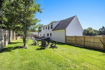 Yarmouth Port Cape Cod vacation rental - Fire Pit - Adirondack Chairs - Large Lawn