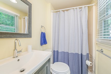 Chatham Cape Cod vacation rental - Bathroom #1 Shower only with vanity, toilet-is off the dining/living area 80 Lienau Dr Chatham Ma - Cape Cod- New England Vacation Rentals
