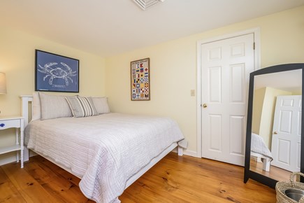Chatham Cape Cod vacation rental - Bedroom #1 with Queen bed , nightstand and closet, is off the living room 80 Lienau Dr Chatham Ma - Cape Cod- New England Vacation Rentals