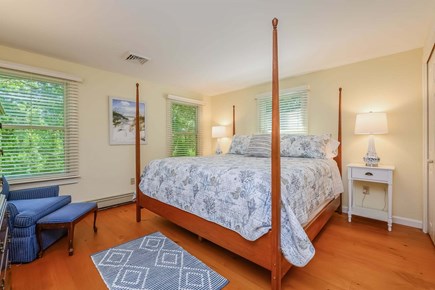 Chatham Cape Cod vacation rental - Bedroom # 3 with King bed nightstands , reading chair with ottoman and dresser, double closet- 80 Lienau Dr Chatham Ma - Cape Cod- New England Vacatio