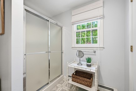 East Sandwich Cape Cod vacation rental - Bathroom 1- Ensuite to Bedroom 1 - Full with stall shower - Main Level