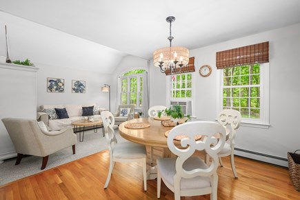 East Sandwich Cape Cod vacation rental - Dining area looking into the living room
