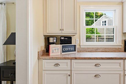 Hyannis Cape Cod vacation rental - Coffee station with a coffee pot, perfect for brewing your morning coffee.