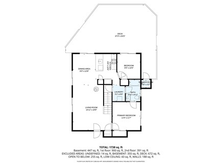 Mashpee Cape Cod vacation rental - Floor Plan 1