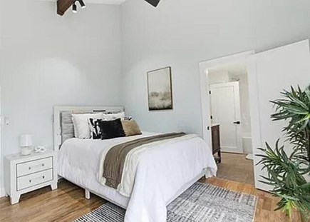 Mashpee Cape Cod vacation rental - Bedroom w/bathroom