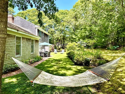 Orleans Cape Cod vacation rental - Hammock in backyard