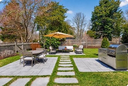 Harwich Cape Cod vacation rental - Enjoy a spacious outdoor back patio with dining and cooking