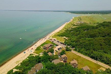 Brewster Cape Cod vacation rental - Looking east toward Orleans